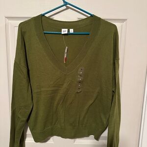GAP Sage Green Knit Sweater